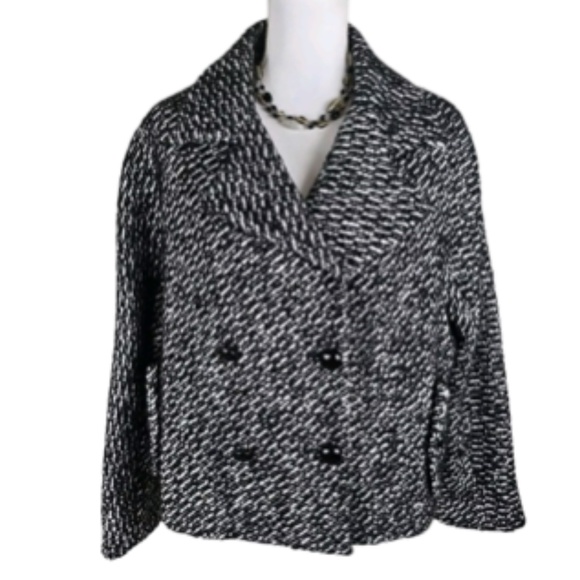 Talbots tweed wool blend jacket 8 - Picture 1 of 10